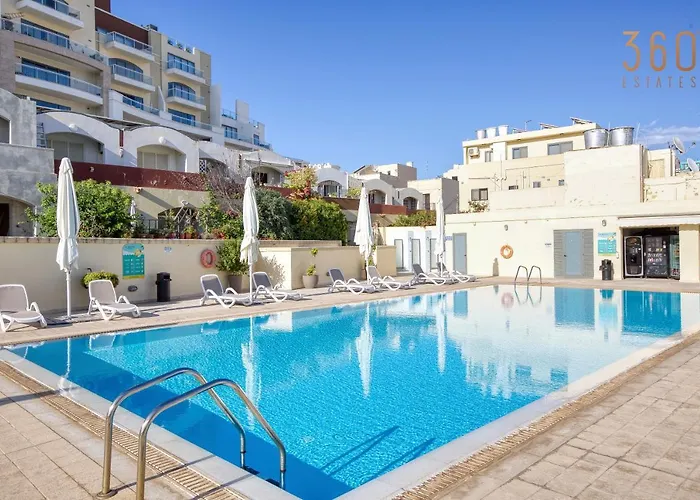 Daire Charming 2br W/access To Pool In By 360 Estates Marsaskala